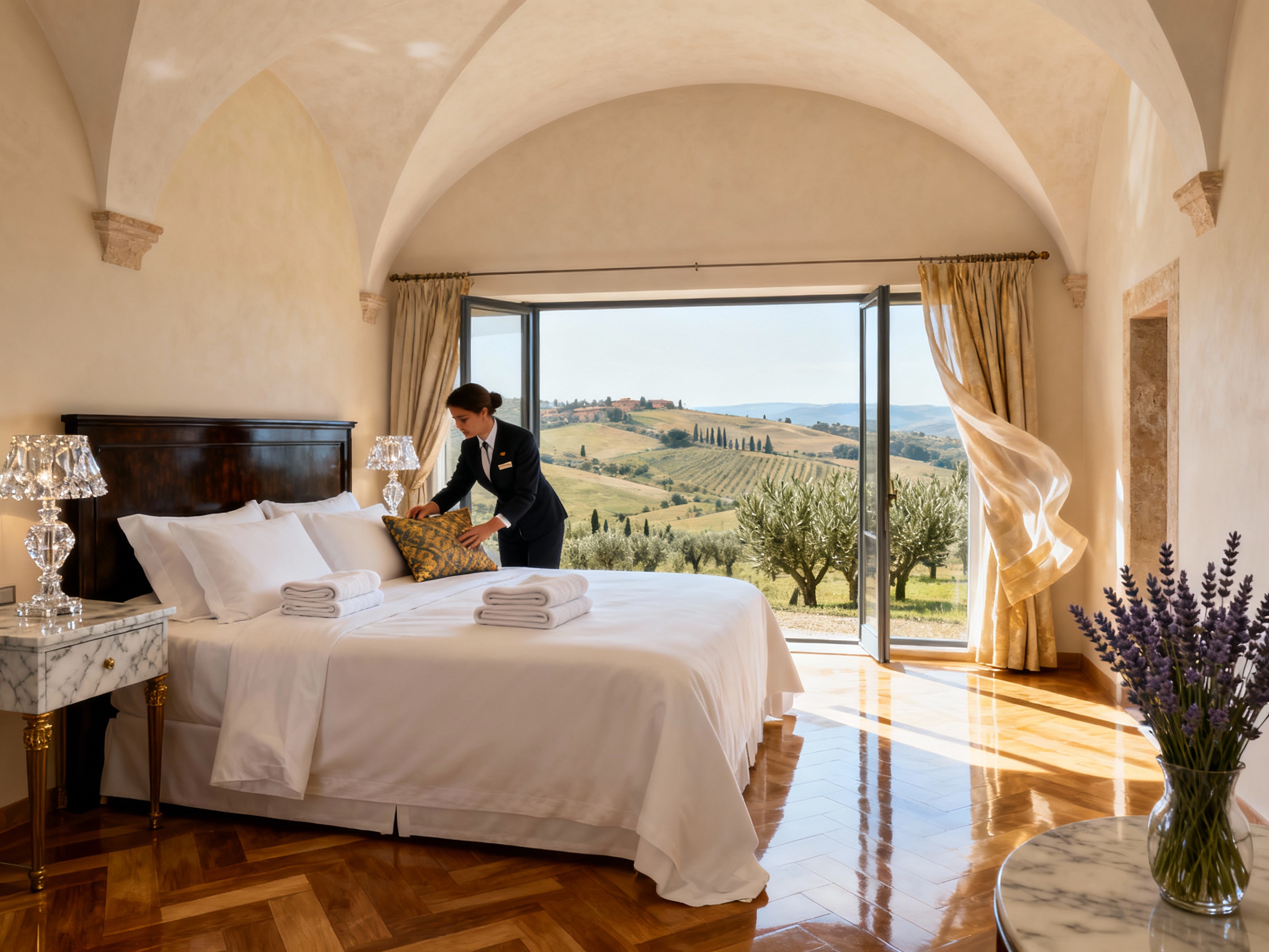 Extra cleaning and maid service luxury villa North Italy